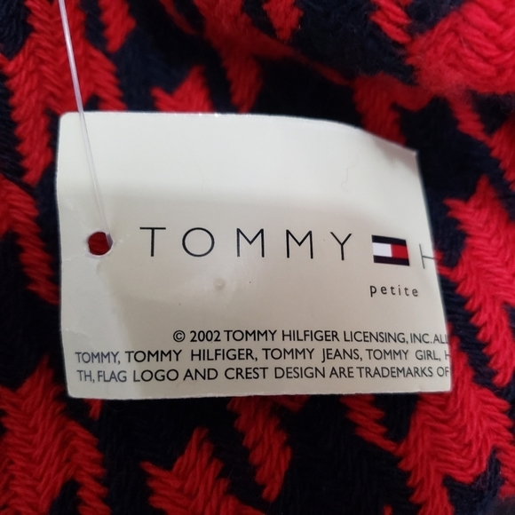Y2K Tommy Hilfiger red houndstooth mini skirt - Picture 6 of 7